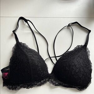 La SENZA Black Lace Strappy Bra